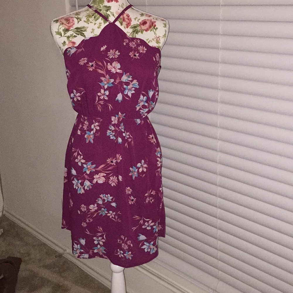 ⚠️Floral Halter Dress